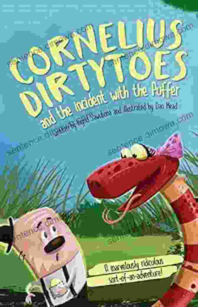 A Detailed Illustration From The Book Cornelius Dirtytoes And The Incident With The Puffer Shows Cornelius And His Friends Interacting With The Puffer Cornelius Dirtytoes And The Incident With The Puffer: A Marvelously Ridiculous Sort Of An Adventure