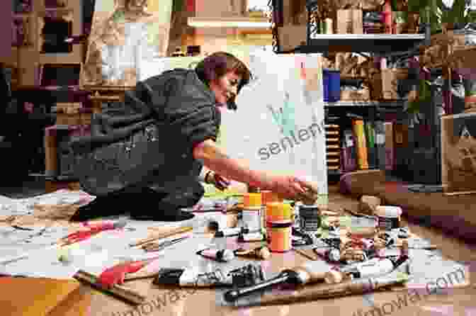 A Painter Working On A Canvas In Her Studio, Surrounded By Colorful Paints And Brushes Portland Witch House: Portraits Of The Cultural Underground In Portland Oregon 2000 2024