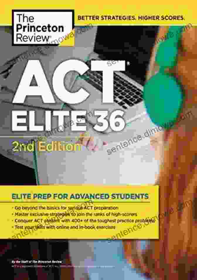 Act Elite 36 2nd Edition Textbook On A Desk With Study Materials ACT Elite 36 2nd Edition (College Test Preparation)