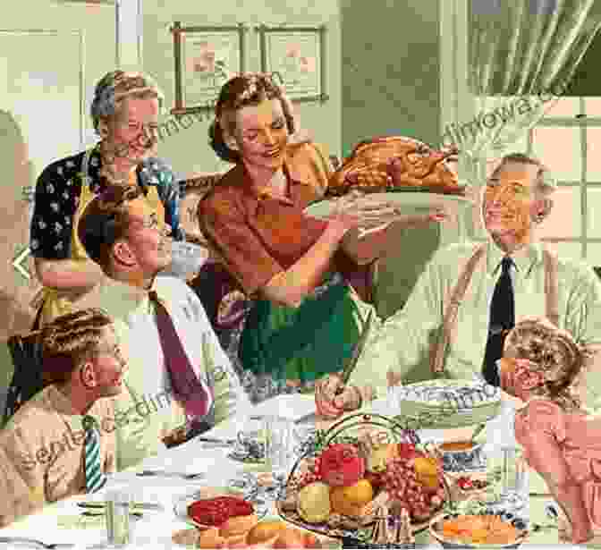 Illustration From 'An Old Fashioned Thanksgiving', Showing A Family Gathered Around A Dining Table, Enjoying A Traditional Thanksgiving Feast Christmas Classics: Holiday Tales From Louisa May Alcott (MDP Christmas Classics Series)