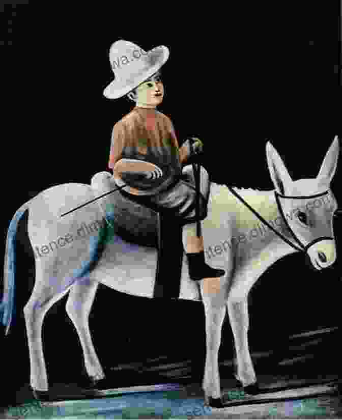 Niko Pirosmani, The Donkey Rider, 1912 170 Color Paintings Of Niko Pirosmani Georgian Primitivist Painter Naive Painting (1862 May 5 1918)