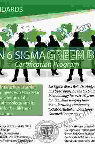 Six Sigma Green Belt Certification Project: Identification Implementation And Evaluation (Management For Professionals)