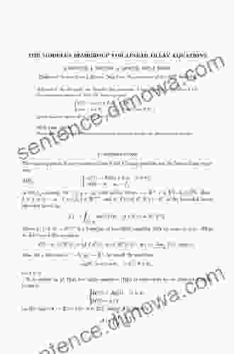 Semigroups For Delay Equations (Research Notes In Mathematics 10)